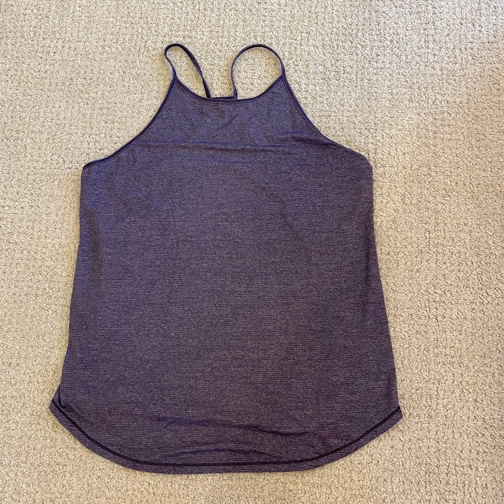 Purple lulu lemon tank top